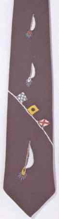 #448 Nautical Monogram Necktie