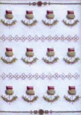 #40798 -- Scottish Sampler Cross Stitch Pattern