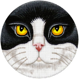 Tuxedo Cat -- click to view/order at our APNeedleArts.com website