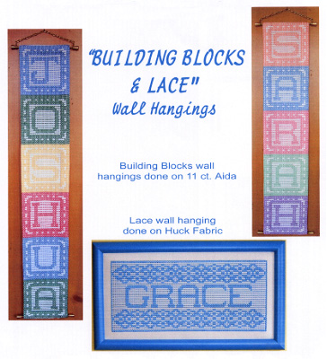 #36118 -- Building Blocks & Lace - Wall Hangings