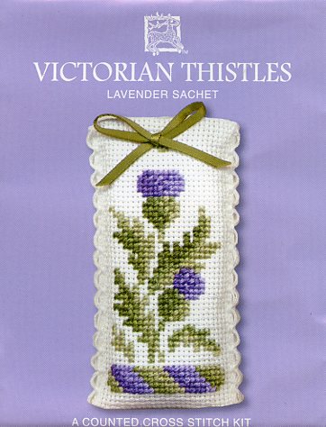 #103796 -- Victorian Thistles Lavender Sachet Kit
